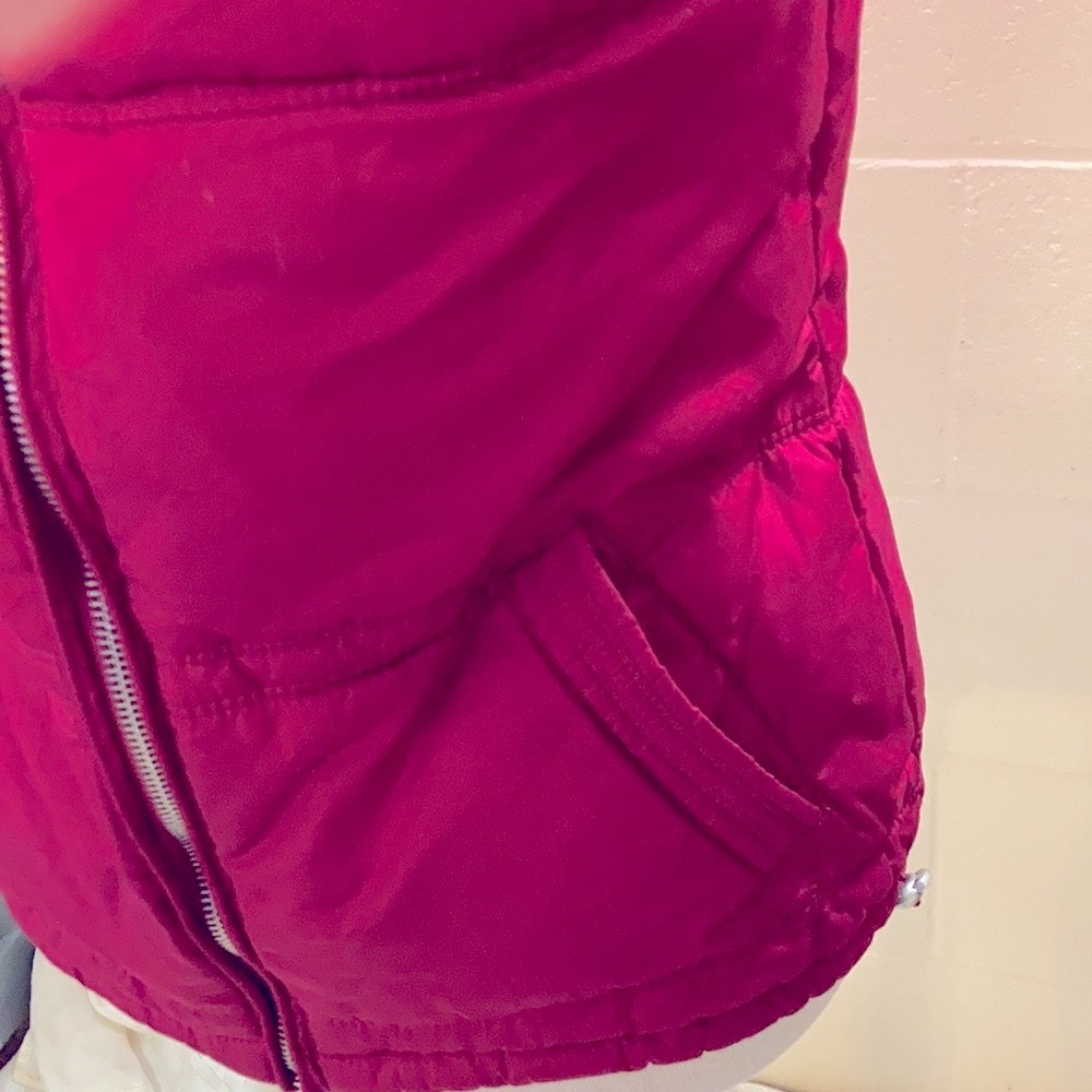 Maurices Magenta Pink Puffer Vest - Picture 3 of 11